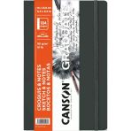Canson Graduate Sert Kapaklı Eskiz Defteri 90G 14X21,6 92S - Koyu Gri