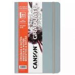 Canson Graduate Sert Kapaklı Eskiz Defteri 90Gr 14X21,6 184 Sayfa / 92 Yaprak - Gri