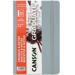 Canson Graduate Sert Kapaklı Eskiz Defteri 90Gr 14X21,6 184 Sayfa - Açık Gri
