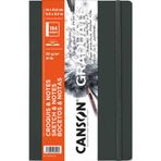 Canson Graduate Sert Kapaklı Eskiz Defteri 90gr 14x21,6 184 Sayfa - Koyu Gri