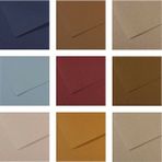 Canson Mi-Teintes 160 gr Dokulu Fon Kartonu Renkli 50X65 9 Renk 18 Adet