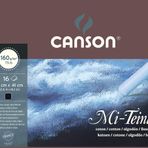 Canson Mi-Teintes Eskiz ve Resim Defteri, Spiralli, 16 Sayfa, 32X41, Siyah, 160G