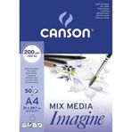Canson Mix Media Imagine A4 200 gr 50 Yaprak Resim Defteri