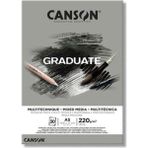 Canson Mıxmedıa Grey A5 220GR Sanat Kağıdı 30 Yaprak Çok Amaçlı Kullanım İçin