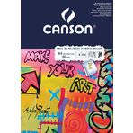 Canson Not defteri, delikli, A4, 90 g/m², 50 yaprak, beyaz