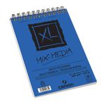 Canson set 5 bloklar eskiz defteri XL Mix Media A5 300 g orta boy taneli 15 Yaprak