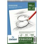 Canson Sketch Pad 100 gr A5 70 Yaprak Spiralli Sketch Defteri