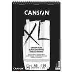 Canson XL Dessin 138525 Siyah 150 gr A3 Eskiz Defteri