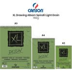 Canson Xl Dessin Albüm Spiralli Light Grain 160 gr Defter