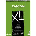 Canson Xl Draw Eskiz ve Resim Defteri, Spiralli, 50 Sayfa, A3, 160G