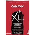 CANSON XL® Huile & akrilik, yağlı ve akrilik boya bloğu, DIN A3, 30 yaprak, 290 g/m²