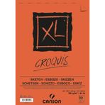 Canson XL Krem Eskiz Defteri Üstten Spiralli 90 gr. A3 50 Sayfa