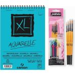 Canson Xl Suluboya Blok A5 20 Yp. + Pebeo 4lü Fırça Seti (Set 2)