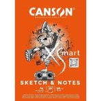 Canson Xsmart Sketch & Notes Çizim Defteri A4 90 gr 50 Yp - Kırmızı