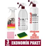 CANSTAR 3'ü 1 Arada Güç: Leke Çıkarıcı, Yağ ve Kir Sökücü, Banyo & Wc Temizleyici - 3 lt
