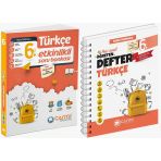 Çanta 2026 6. Sınıf Türkçe Etkinlikli Kazanım Soru Bankası + Defter Seti 2 Kitap