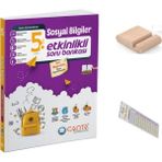 Çanta 5. Sınıf Sosyal Bilgiler Etkinlikli Soru Bankası+Telefon Tutucu +Soru Çözüm Ayıracı - Derslere Yardımcı