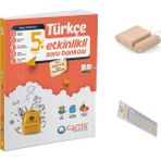 Çanta 5. Sınıf Türkçe Etkinlikli Soru Bankası +Telefon Tutucu +Soru Çözüm Ayıracı - Derslere Yardımcı