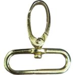 Çanta Akrep Kanca 4 cm Altın - Beyaz