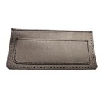 Çanta Aksesuar 22x11 cm Parlak Gri Renk Suni Deri Cep