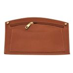 Çanta Aksesuar 24x15 cm Taba Renk Troklu Suni Deri Cep Light Gold Metalli