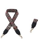 Çanta Askısı Omuz Kadın Renkli Desenli Çanta Askısı Çapraz Askılı Messenger Yedek Aksesuarlar Genişleme Çantası Bandaj Geniş Omuz Askısı (Renk: E166-A2-P1, Beden: Açık Altın Toka)