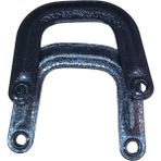 Çanta Sapı Nal Model Siyah 13 cm - Beyaz