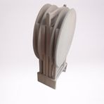 Çanta St Zigon 18161 Sehpa Oval Klasik Model Kayın Ayak Parlak Beyaz Lake El Yapı