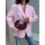 Çanta Trend *** Bordo Süet Kadın Omuz Çantası Kiraz Charm Hediyeli