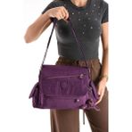 Çanta Trend Çapraz Askılı Ultra Hafif Çok Cepli Omuz Çantası Mor (Model: 571-6N)