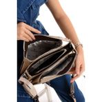 Çanta Trend Diva Delüxe Lkhakiyeşili Kadın Omuz ve Çapraz Çantası 23X27 Ebatında - 10D-Krem