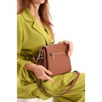 Çanta Trend Diva Delüxe Lkhakiyeşili Kadın Omuz ve Çapraz Çantası 23X27 Ebatında - 88-Taba