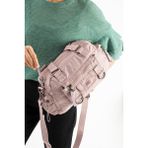 Çanta Trend Yumuşak Dokulu Ultra Hafif, Su Geçirmez Polyamid Kumaş Omuz ve Kol Çantası Pembe Model: (571-13-14K)