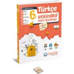 Çanta Yayınları 6. Sınıf Türkçe Etkinlkli Kazanım ve Soru Bankası ve Telefon Standı