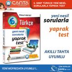 Çanta Yayınları 6. Sınıf Türkçe Yaprak Test