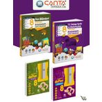 Çanta Yayınları 8. Sınıf Fen Bilimleri- TC İnkilap ve Atatürkçülük Etkinlikli Beceri Temelli Soru Bankası ve Akıllı Defter Seti 4 Eser