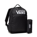 Çanta Yurdu Vans Skool Sırt Çantası Kalemlikli Siyah Damalı Tik