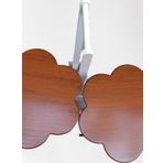 Çanta Zigon 90103 Sehpa Papatya Model 2Li Takım Ahşap Mdf Ceviz Renk Uyum El Yapı
