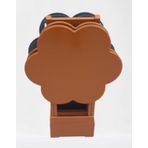 Canta Zigon 90108 Sehpa Papatya Model Ahsap Mdf Gri Ve Hardal Renk Uyum El Yapim