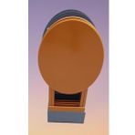 Çanta Zigon 90127 Sehpa Oval Model Dörtlü Mdf Hardal Ve Gri Renk Uyumu El Yapımı