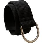 Çantachı Çantachım Spor Halka Tokalı Taktik Bez Kemer Siyah - 120 cm - 000-Siyah