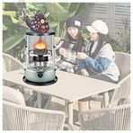 Çantalı 4,5 L Gazyağı Isıtıcı, İç Mekan Verimli Taşınabilir Gaz Yağı Konveksiyon Isıtıcı Brülör, Düşük Yakıt Tüketimi, Dumansız, R için