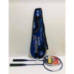 Çantalı Çiftli Badminton 2 Adet Raket + Badminton Topu + Çantası Set Halinde