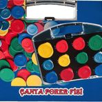 Çantalı Plastik Poker Fişi Poker Chip Poker Çipi 96 Adet