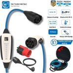 Çantalı Premium Set 16A 11KW Ev Prizi 10M Wifi+Bluetooth Ac Mobil Monofaze & Trifaze Şarj (Wallbox)