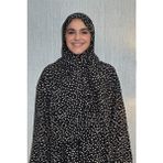 Çantalı Tek Parça Namaz Elbisesi - 0 - Siyah - Standart