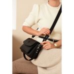 Çantam Gelsin Just Polo Yeni Sezon Kolon Askılı 4 Bölmeli Beyaz Kadın Omuz Çantası 21X16CM Justpolo - 21 x 16 cm - Siyah