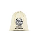 ÇANTAPAK Ham Bez Ekmek Torbası 40 x 40 cm ( 1 adet için )