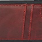Çantayurdu iPhone 12 Pro Max Hakiki Deri Kapak Back Cover Kartlıklı Kırmızı Telefon Kılıfı