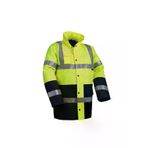 Cantayurdu Reflektörlü 300D Oxford Çift Renk Parka Yağmurluk Sarı VWJK05